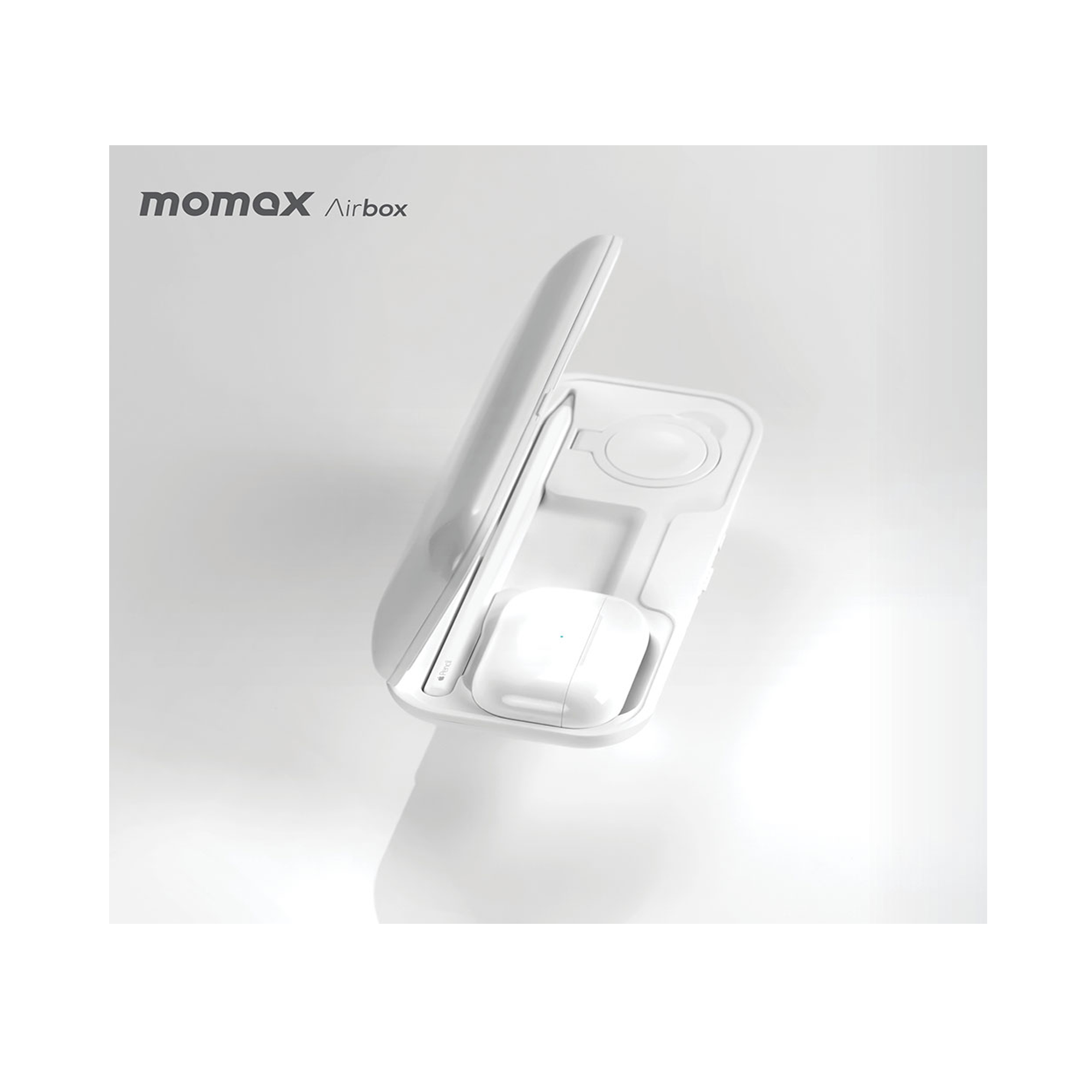 Momax Airbox True Wireless Power (10,000mAh) | World’s First True Wireless Power Bank For Apple
