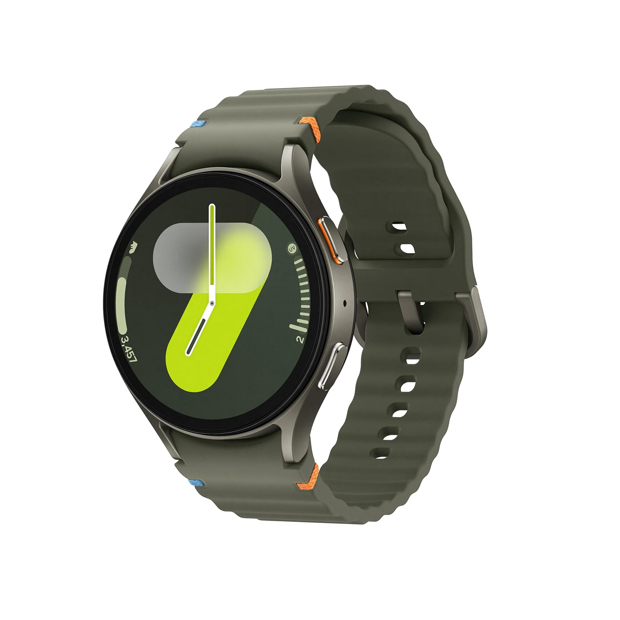 Samsung Galaxy Watch 7 ( 44mm, BT+LTE ) With 3nm Processor - Dual GPS - Sapphire Glass & Armour Aluminum ( 5ATM & IP68, BP & ECG Monitor )